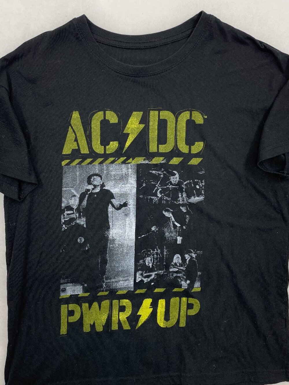 ACDC PWR UP 2020 Tour Album Graphic Concert Rock T Shirt Black Mens M